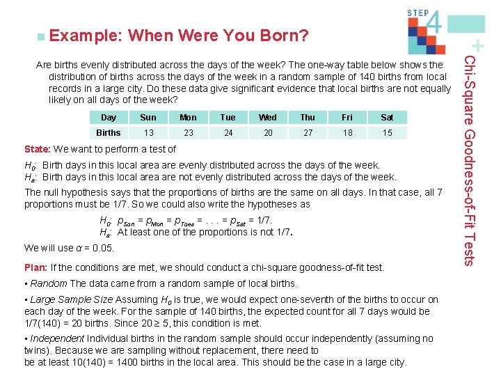 When Were You Born? + n Example: Day Sun Mon Tue Wed Thu Fri