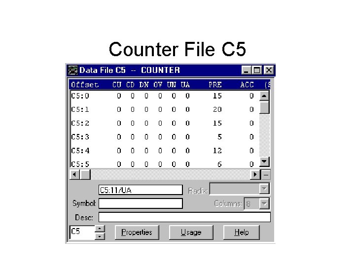 Counter File C 5 