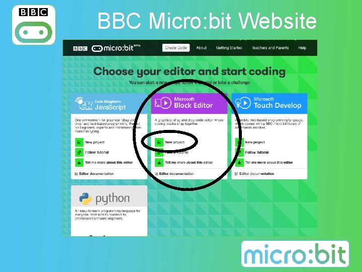 BBC Micro: bit Website 