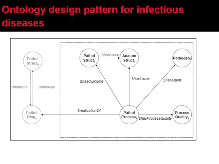 Ontology design pattern for infectious diseases 