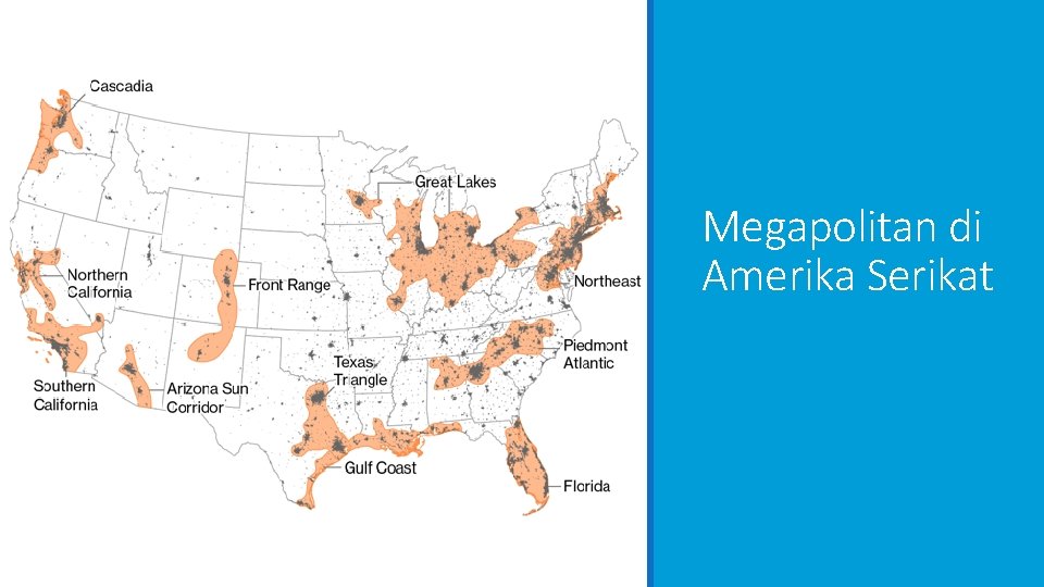 Megapolitan di Amerika Serikat 