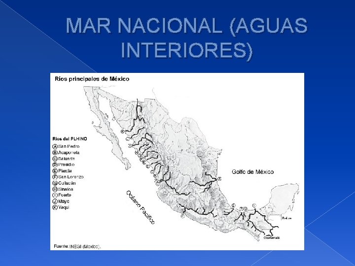 MAR NACIONAL (AGUAS INTERIORES) 