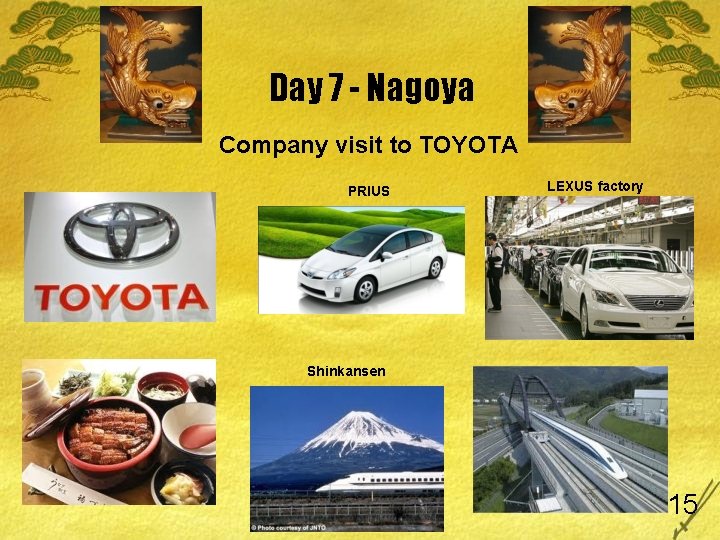 Day 7 - Nagoya Company visit to TOYOTA PRIUS LEXUS factory Shinkansen 15 