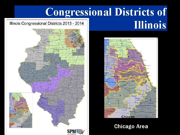 Congressional Districts of Illinois Chicago Area 