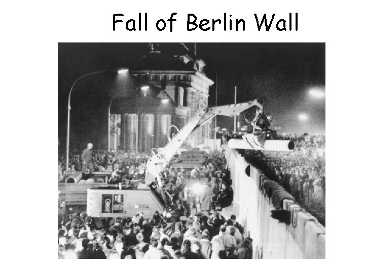 Fall of Berlin Wall 