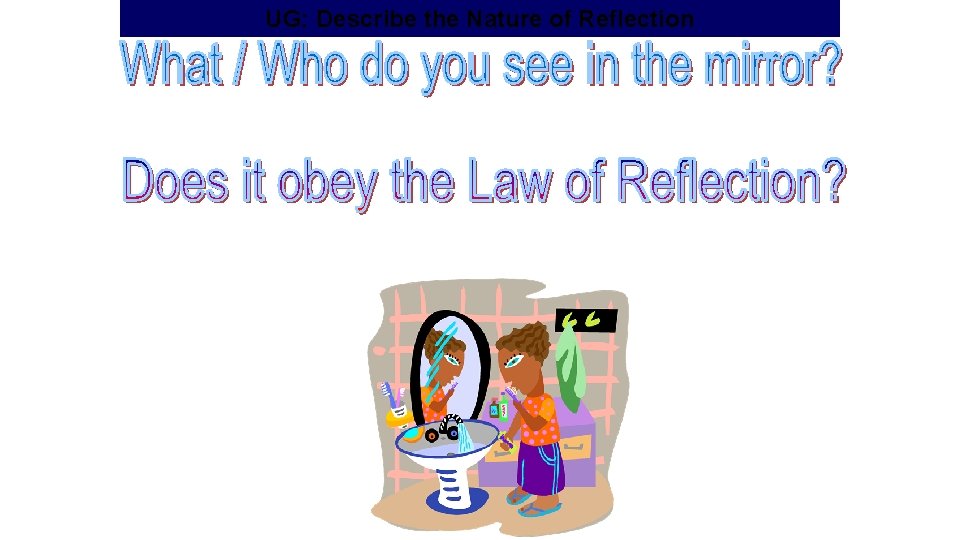 UG: Describe the Nature of Reflection 