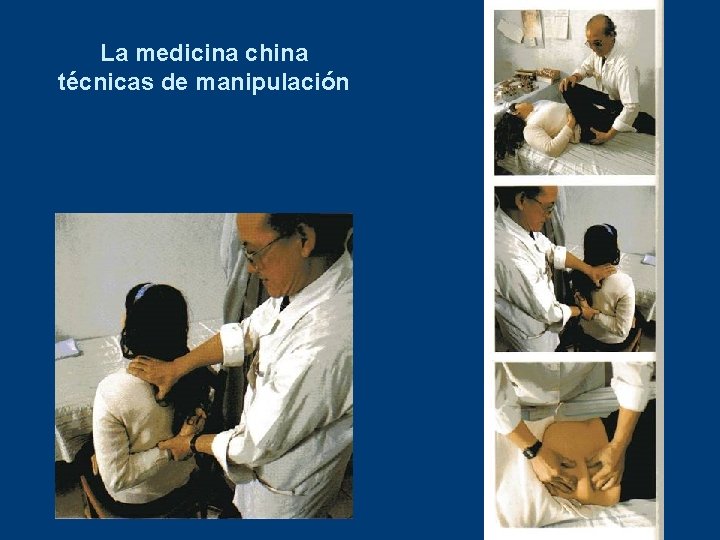 La medicina china técnicas de manipulación 