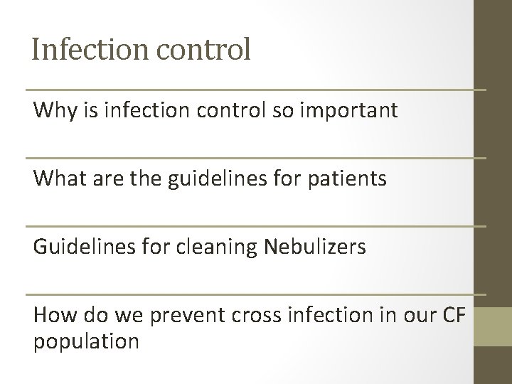 Infection control Why is infection control so important What are the guidelines for patients