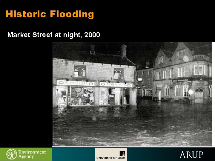 Historic Flooding Market Street at night, 2000 