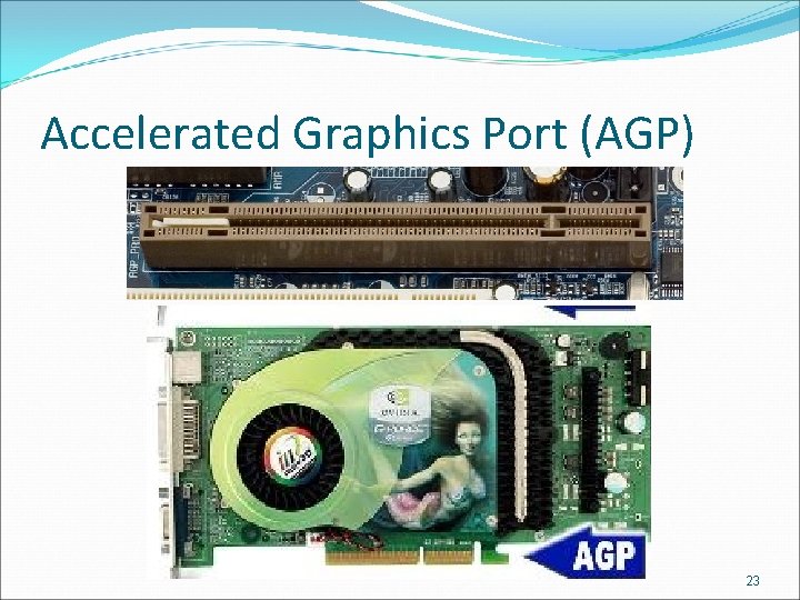 Accelerated Graphics Port (AGP) 23 