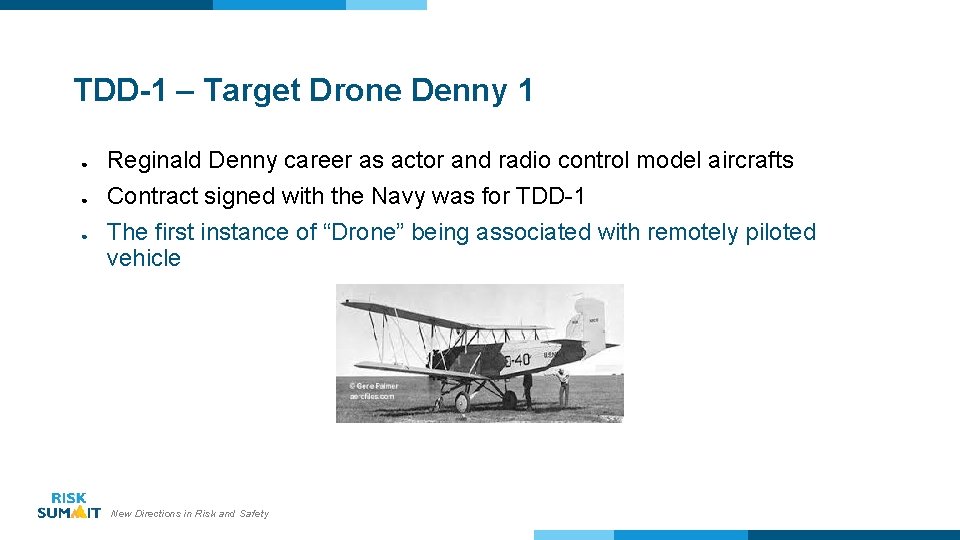TDD-1 – Target Drone Denny 1 ● ● ● Reginald Denny career as actor
