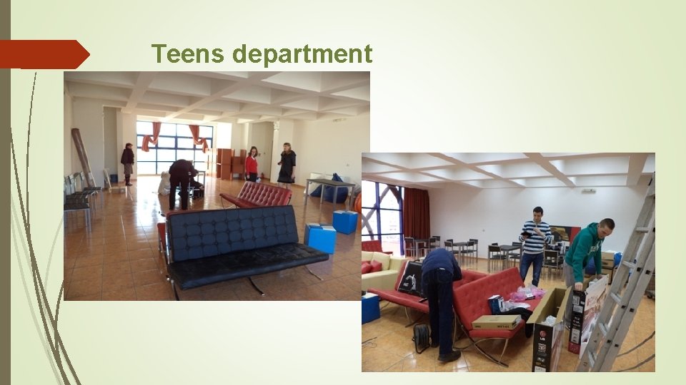 Teens department 