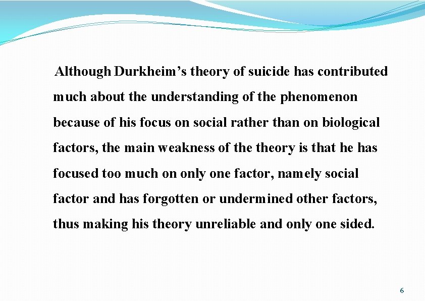 Sociology Of Suicide by Emile Durkheim B A