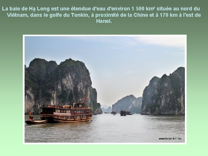 LA BAIE DHA LONG Par Bebertchi www bebertchi