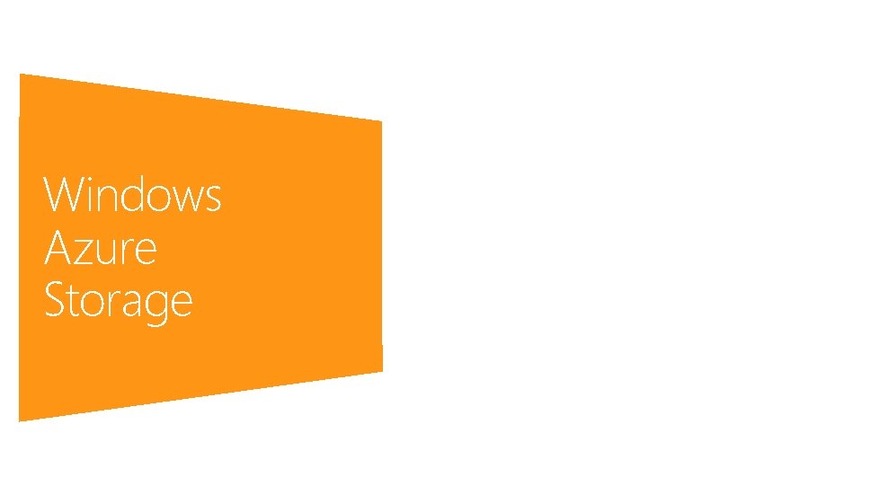 Windows Azure Storage 