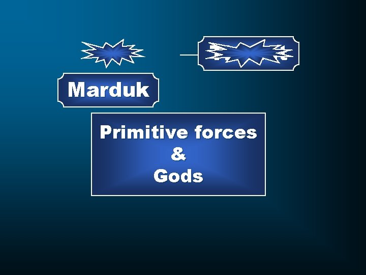 Tiamat Marduk Primitive forces & Gods 