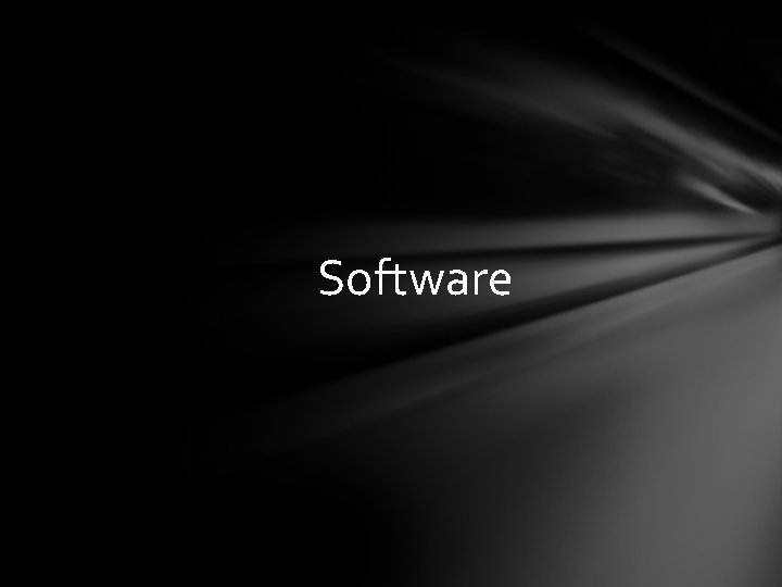 Software 