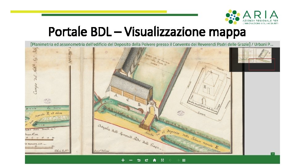 Portale BDL – Visualizzazione mappa 