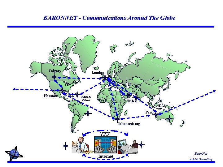 BARONNET - Communications Around The Globe Calgary Houston London Turks & Caicos Dubai Perth