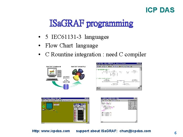 ICP DAS ISa. GRAF programming • 5 IEC 61131 -3 languages • Flow Chart ICP DAS ISa. GRAF programming • 5 IEC 61131 -3 languages • Flow Chart