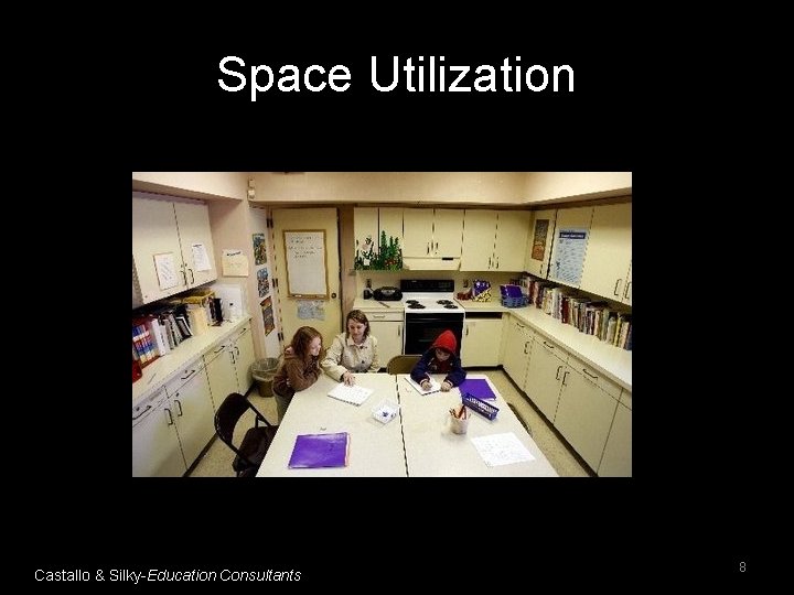 Space Utilization Castallo & Silky-Education Consultants 8 