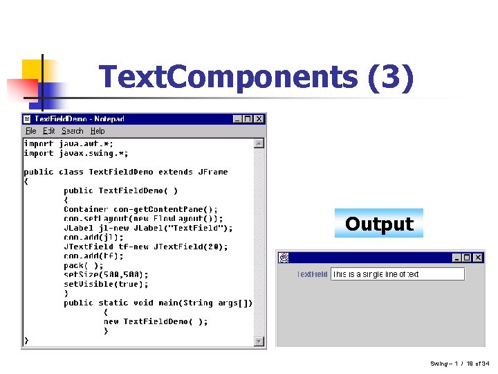 Text. Components (3) Output Swing – 1 / 19 of 34 Text. Components (3) Output Swing – 1 / 19 of 34