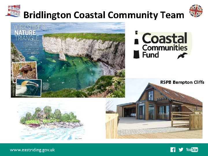 Bridlington Coastal Community Team East Riding Leisure Bridlington Spa RSPB Bempton Cliffs Clip &