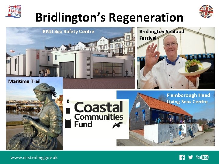 Bridlington’s Regeneration RNLI Sea Safety Centre Bridlington Spa Bridlington Seafood Festival Crescent Gardens, Public