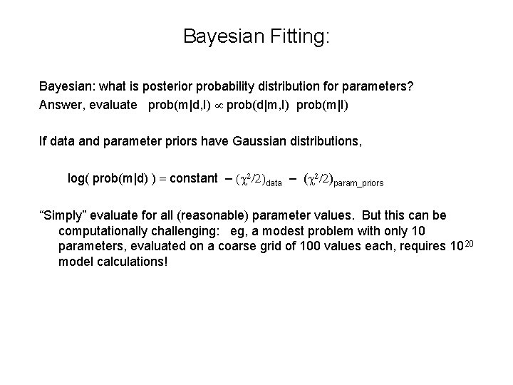 Bayesian and Least Squares fitting Problem Given data