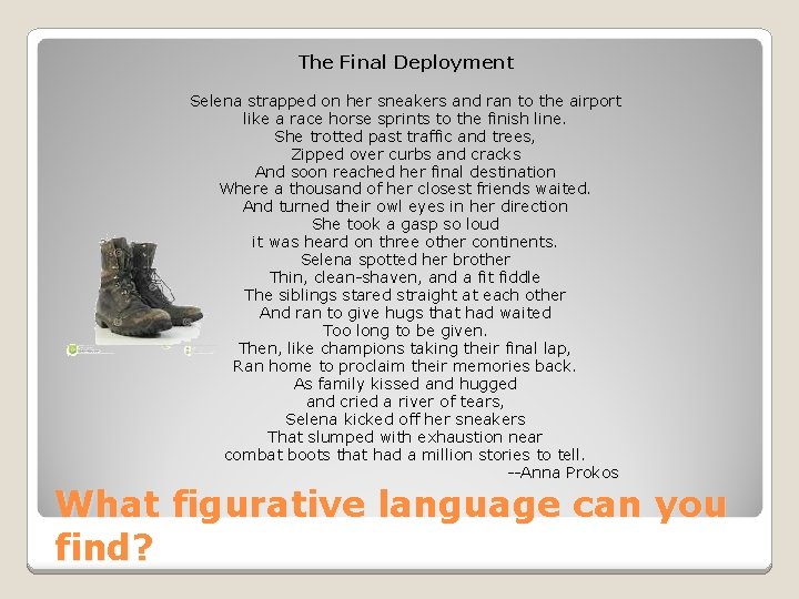 The Final Deployment Selena strapped on her sneakers and ran to the airport like