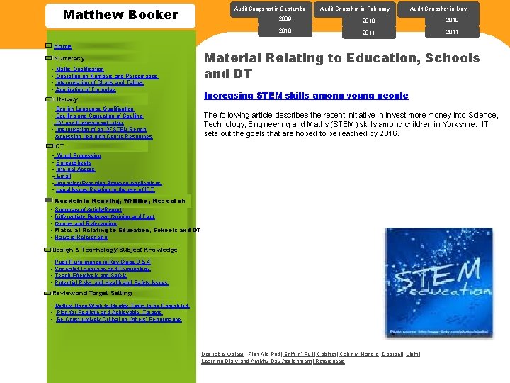 Matthew Booker Home Numeracy - Maths Qualification - Operation on Numbers and Percentages -