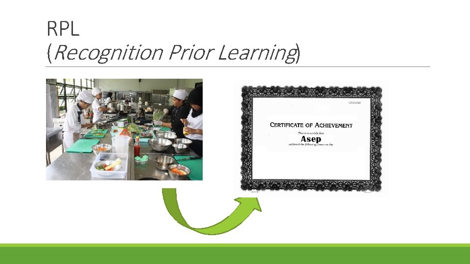 RPL (Recognition Prior Learning) 