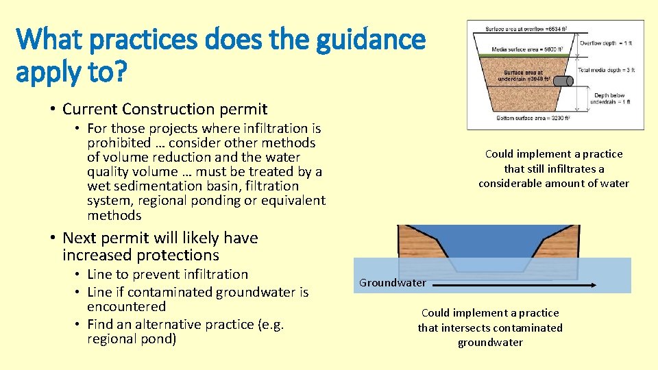 What practices does the guidance apply to? • Current Construction permit • For those