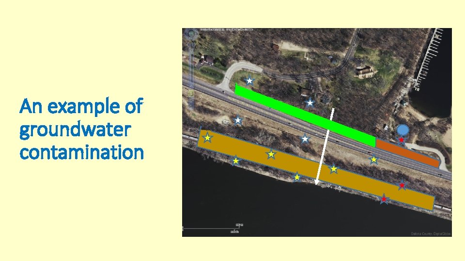 An example of groundwater contamination 