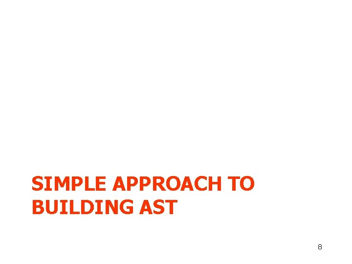 SIMPLE APPROACH TO BUILDING AST 8 SIMPLE APPROACH TO BUILDING AST 8