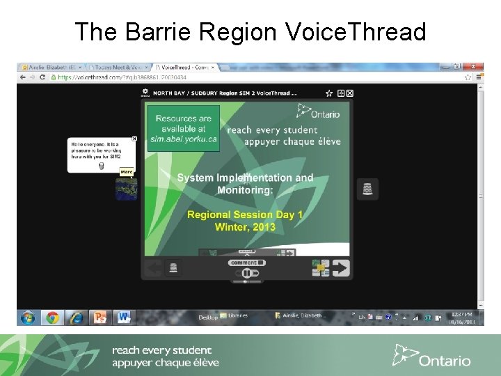 The Barrie Region Voice. Thread 