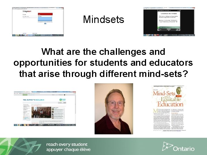 Mindsets What are the challenges and opportunities for students and educators that arise through