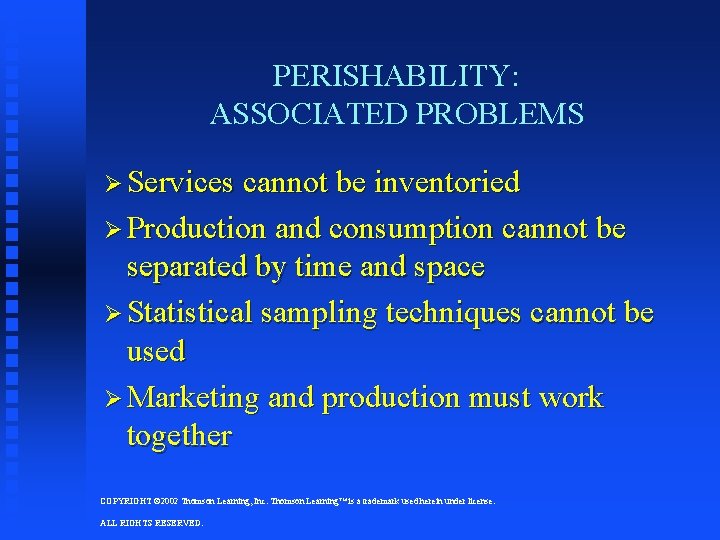 Chapter 2 Fundamental Differences Between Goods and Services