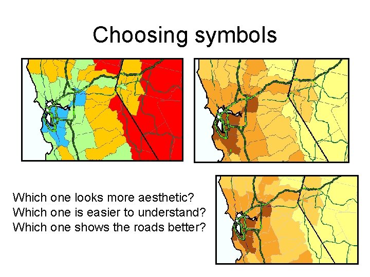 Choosing symbols Which one looks more aesthetic? Which one is easier to understand? Which Choosing symbols Which one looks more aesthetic? Which one is easier to understand? Which