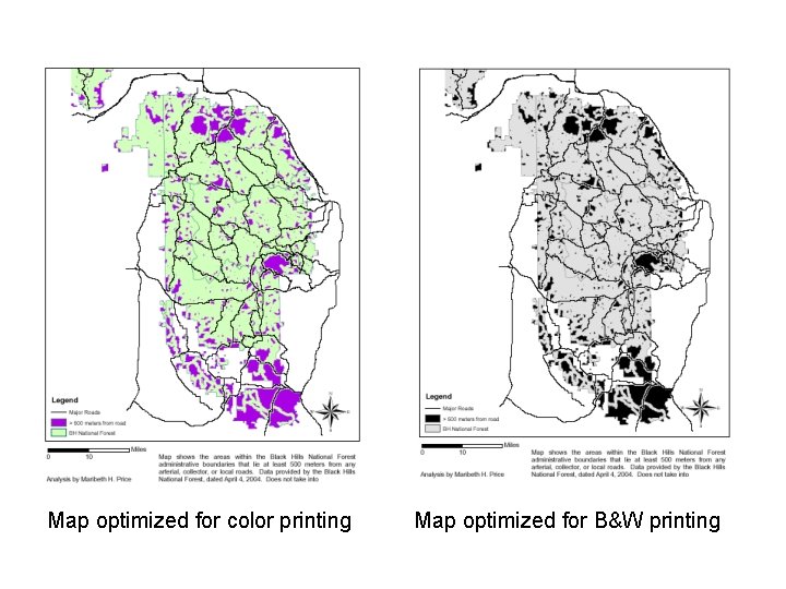 Map optimized for color printing Map optimized for B&W printing Map optimized for color printing Map optimized for B&W printing