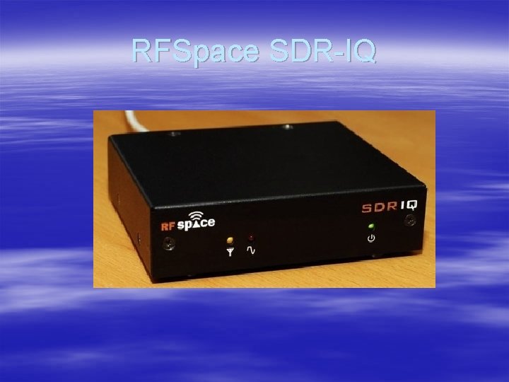 RFSpace SDR-IQ 