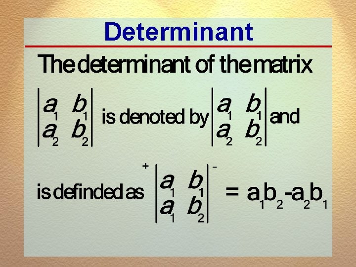 Determinant 