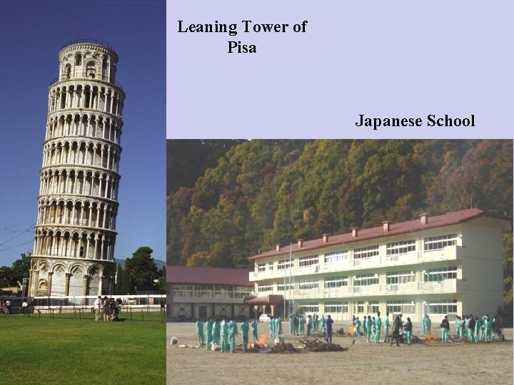 Leaning Tower of Pisa Japanese School 