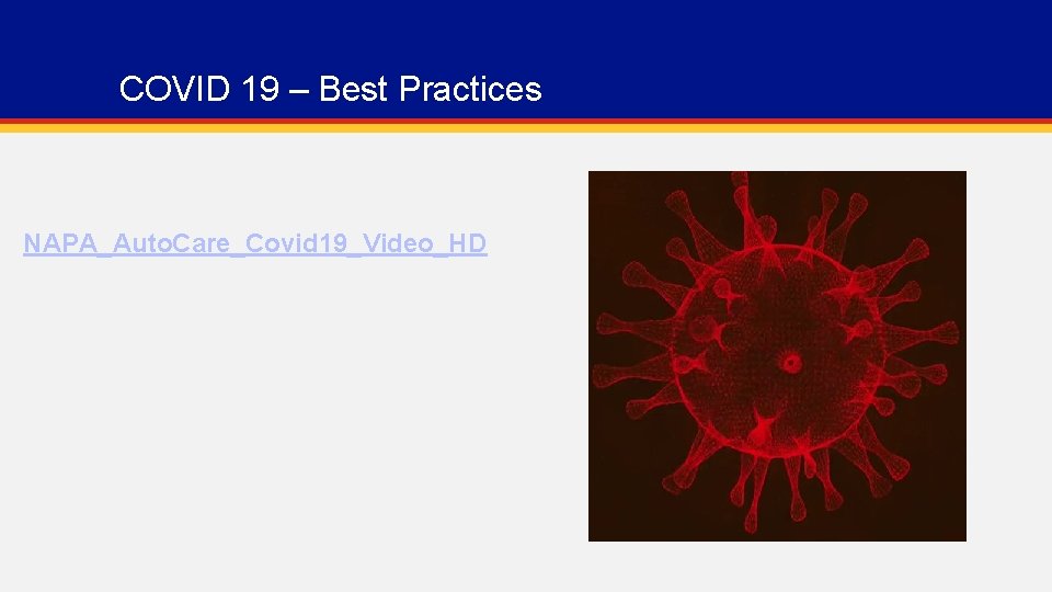 COVID 19 – Best Practices NAPA_Auto. Care_Covid 19_Video_HD 