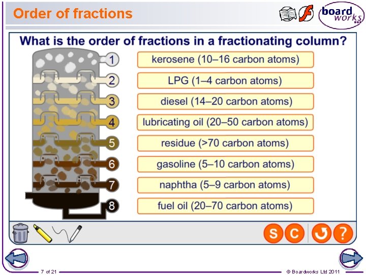 Order of fractions 7 of 21 © Boardworks Ltd 2011 