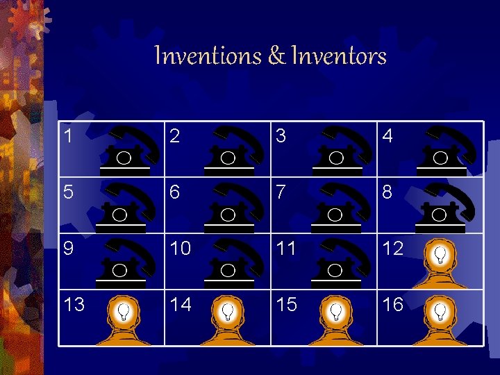 Inventions & Inventors 1 2 3 4 5 6 7 8 9 10 11