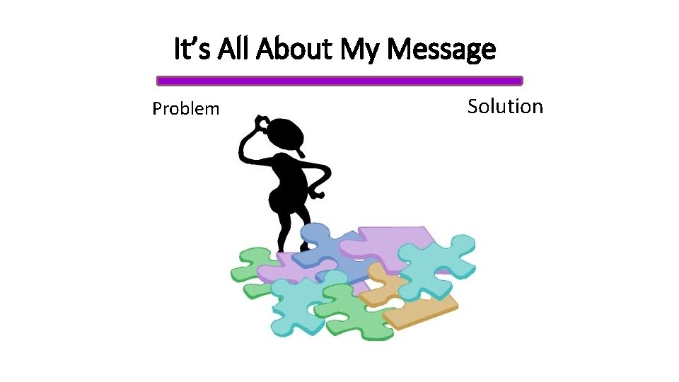 It’s All About My Message Problem Solution 