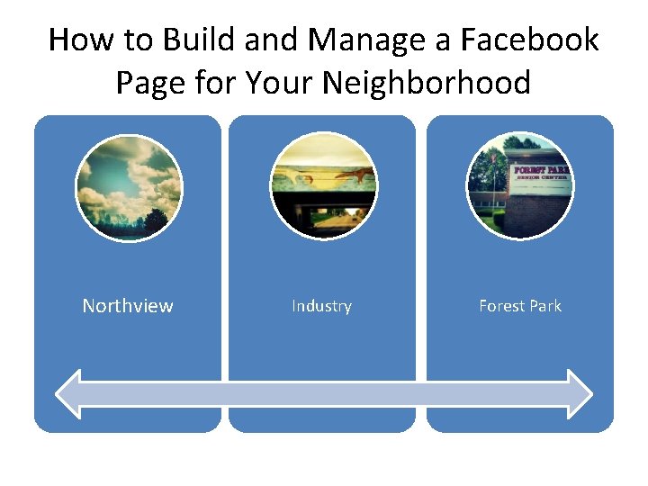 How to Build and Manage a Facebook Page for Your Neighborhood Northview Industry Forest