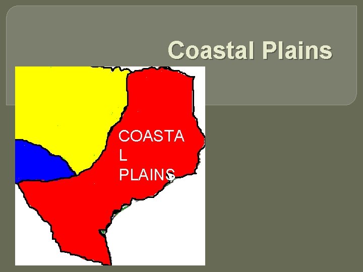 Coastal Plains COASTA L PLAINS 