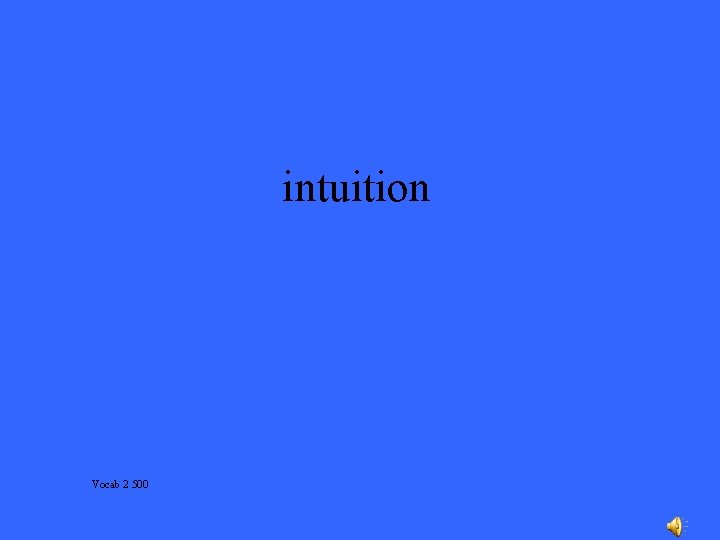 intuition Vocab 2 500 